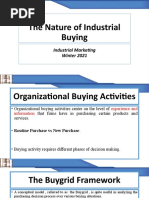 Chapter Four - The Nature of Industrial Buying