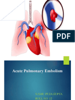 Acute Pulmonary Embolism