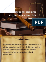 Institutional and Non-Institutional Correction