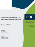 BID La Violencia Intrafamiliar y Su Transmision Intergeneracional El Caso de Mexico