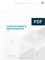 Aula 3 Comportamento Empreendedor - Uninter