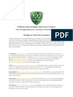 100 Teaching Applications For Teachers