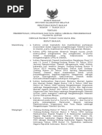 Perbup Nomor 7 Tahun 2019 Tentang Pembentukan Organisasi Dan Tata Kerja LPTQ