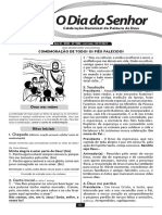 Folheto Comemoração de Todos Os Fiéis Falecidos