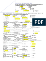 Revision For The Mid-Term Test