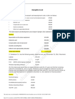 Intangible Asset Sample Problems