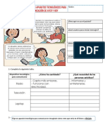 Ficha Personal Social Compara Los Medios de Comunicacion