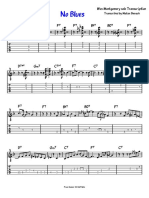 No - Blues Wes Montgomery Solo Transcription