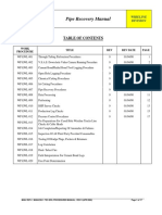 Pipe Recovery Manual