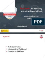 Cybercamp2017-Redteam El Hacking en Otra Dimension Alejandro Ramos