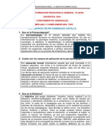 Temario de Formacion Pedagógica General. Plazas DOCENTES, 2021. Conocimientos Generales. Compilado Y Complementado Por