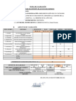 Ficha de Validación