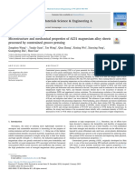 Microstructure and Mechanical Properties of AZ31 Magnesium Alloy Sheets Processed by Constrained Groove Pressing