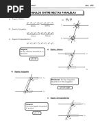 Ángulos Entre Rectas Paralelas