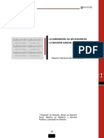 La Subsunción Su Aplicación en La Desición Judicial