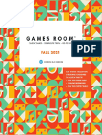 Fall 2021 Games Room Catalog