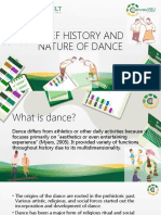 Brief History and Nature of Dance