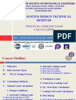 Hvac System Design Technical Seminar: Manual Cooling Load