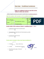 Grammar Exercises - Conditional Sentences