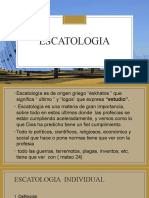 ESCATOLOGIA