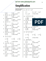 Simplification: # Directions (Q.1 To 290) : What Should Come in Place