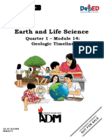 Earth and Life Science: Quarter 1 - Module 14: Geologic Timeline