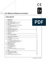 Manuel D'utilisation Et D'entretien: Index Général