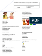 Evaluación Inglés