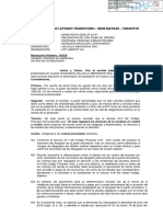 Auto Que Condena Al Pago de Costos y Costas A AFP Hábitat