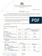 Notification Increase Fee