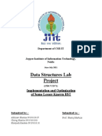 Data Structures Lab Project: Implementation and Optimization of Some Lesser-Known BST