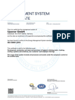 Energy Management System Certificate ISO 50001 188409 2015 AE GER DAkkS English