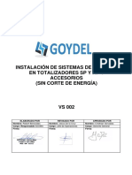 P-SSOMA-12 Instalación de Totalizadores en SED (SCE) y Accesorios