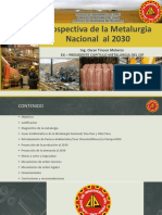 Prospectiva de La Metalúrgia Nacional Al 2030