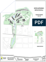 Centro Gastronómico Biofilico en Saylla: Plano de Conjunto