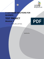 Test Project: It Software Solutions For Business