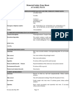 Material Safety Data Sheet Avagel Plus