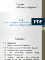 What Is An Information System?: Book: David T. Bourgeois, Information Systems For