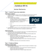 H3 Physics Summary Notes (GCE A-Level Syllabus 9814) (2019 Edition)