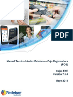 Manual Técnico Caja TEF para Windows 7.14