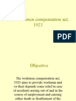 The Workmen Compensation Act, 1923