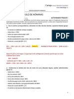 ACTIVIDADES FINALES - U3 - CÁLCULO DE NÓMINAS - Parte 1