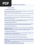 Regulation and Management of Foreign Exchange