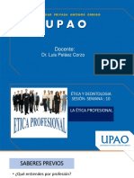 S10 - PPT - La Ética Profesional