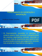 Aula 09 Financiamento de Exportação e Importação