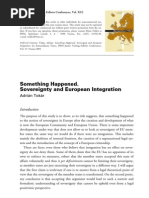 Something Happened. Sovereignty and European Integration: Adrián Tokár