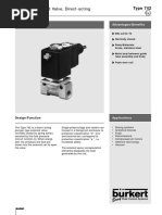 2/2-Way Solenoid Valve, Direct-Acting: Type 742