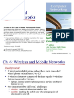 Wireless and Mobile Networks: Computer Networking: A Top Down Approach