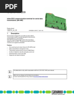 Ib Il Rs 485-Eco: Inline ECO Communication Terminal For Serial Data Transmission (RS-485)