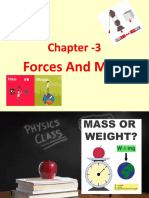 Chapter - 3: Forces and Motion